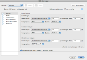 PDF Optimizer First Screen